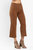 Tummy Control Garment Dyed Jeans In Brown