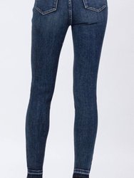 Tummy Control Skinny Jean In Dark Blue