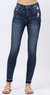 Tummy Control Skinny Jean In Dark Blue