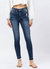 Tummy Control Skinny Jean In Dark Blue - Dark Blue