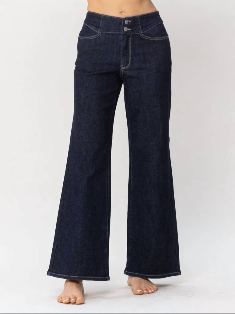 Wide Leg Jeans - Black