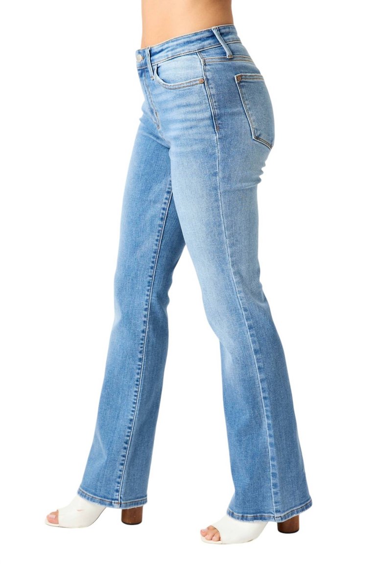 Women's Mid-Rise Vintage Bootcut Jeans In Blue