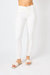 Women's Plus Size Mid Rise With Braid Detail In White - White