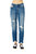 Women's Queen Of Hearts High Rise Boyfriend Jeans In Blue - Blue