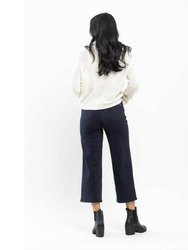 Women'S Wide Leg Crop Jean