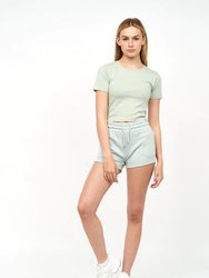 Ladies Tilly Crop T-Shirt - Sage - Sage