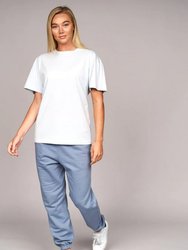 Womens/Ladies Adalee T-Shirt - Baby Blue