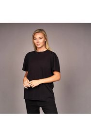 Womens/Ladies Adalee T-Shirt - Black