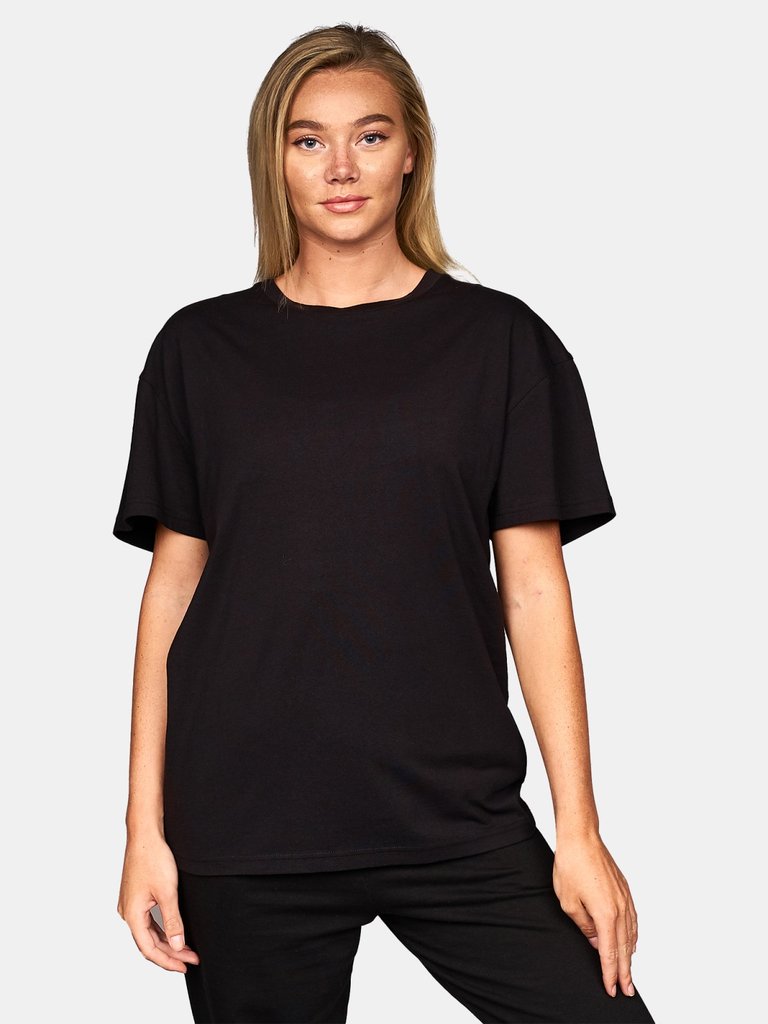 Womens/Ladies Adalee T-Shirt - Black - Black