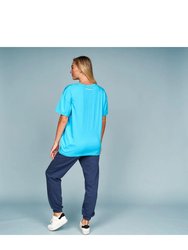 Womens/Ladies Adalee T-Shirt - Cyan