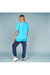 Womens/Ladies Adalee T-Shirt - Cyan