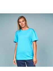 Womens/Ladies Adalee T-Shirt - Cyan