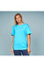 Womens/Ladies Adalee T-Shirt - Cyan