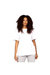 Womens/Ladies Adalee T-Shirt - White - White