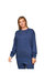 Womens/Ladies Belva Crew Neck Sweatshirt - Navy - Navy