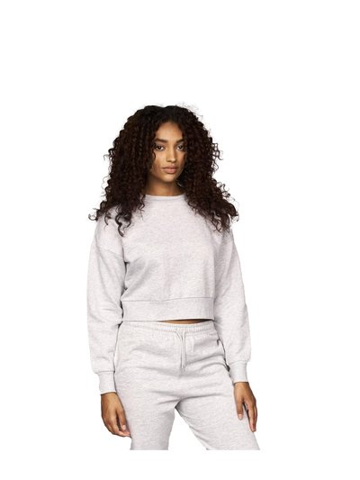 Juice Womens/Ladies Catalina Crew Neck Crop Sweatshirt - Grey Marl product