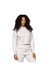 Womens/Ladies Catalina Crew Neck Crop Sweatshirt - Grey Marl - Grey Marl