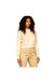 Womens/Ladies Catalina Crew Neck Crop Sweatshirt - Stone - Stone