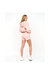 Womens/Ladies Danica 2 Crop Hoodie - Dusty Pink