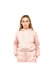 Womens/Ladies Danica 2 Crop Hoodie - Dusty Pink