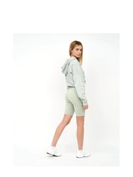 Womens/Ladies Danica 2 Crop Hoodie - Sage