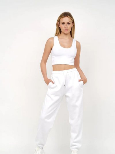 Juice Womens/Ladies Mazey Cropped Tank Top - White product