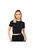 Womens/Ladies Tilly Crop T-Shirt - Black