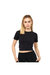 Womens/Ladies Tilly Crop T-Shirt - Black