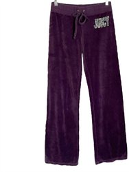 Aubergine Logo Starlight Del Rey Pants - Purple
