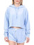 Beach Micro Terry Hooded Pullover - Blue