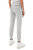 French Terry Sequin Trim Jogger In Heather Grey