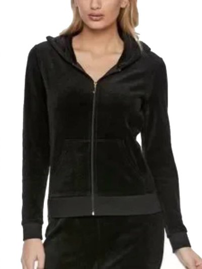 Juicy Couture Logo Velour Crystal Monogram Robertson Jacket product