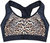 Women's Compression Racerback Sports Bra In Black - Black