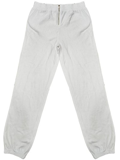 Juicy Couture Women'S White Velour Zip Jogger Pants Xs product