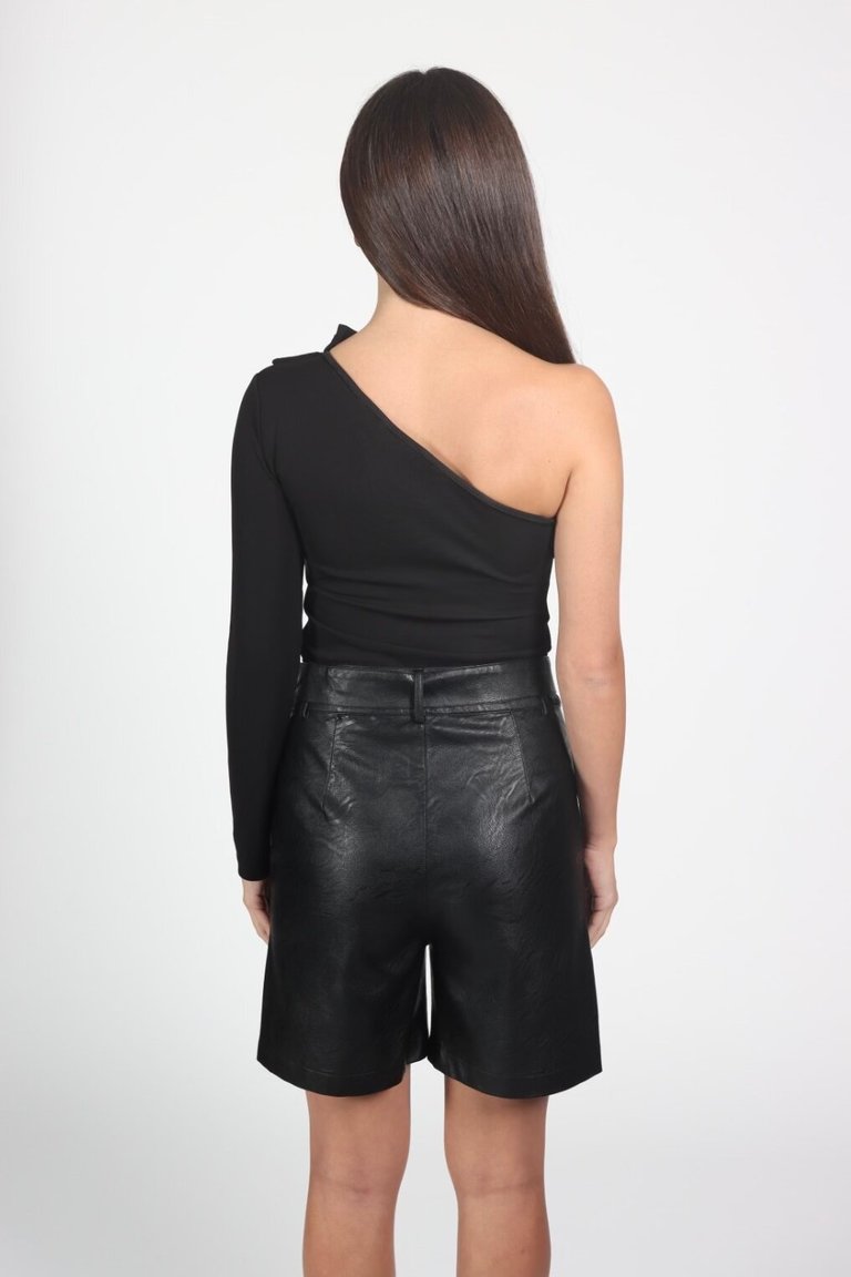 Desired Vegan Leather Shorts