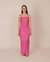 Floral Slip Dress - Hot Pink