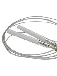 Glowy Sports Adjustable Height Steel Jump Rope In Silver - Silver