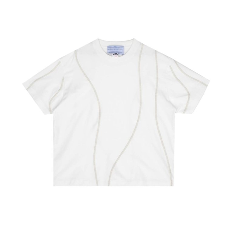 Overlock Tee In Off White