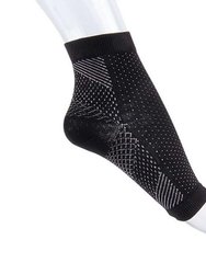 Anti-Fatigue Compression Sock for Improved Circulation, Swelling, Plantar Fasciitis and Tired Feet - Black