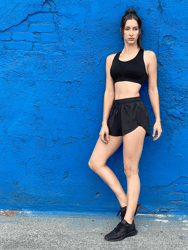 Arielle Athletic Shorts with Built-In Compression