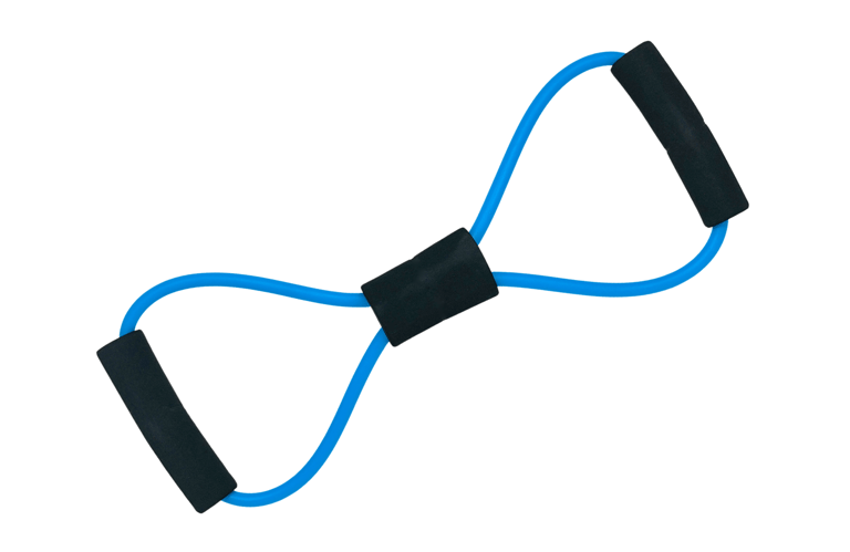 Figure-8 Resistance Band for Strength and Stability Exercises - Blue