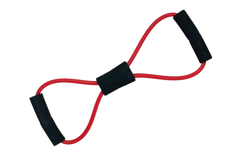 Figure-8 Resistance Band for Strength and Stability Exercises - Red