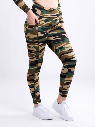 Jupiter Gear High-Waisted Leggings with Side Cargo Pockets product