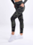 High-Waisted Leggings with Side Cargo Pockets - Green Camo