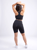 High-Waisted Workout Shorts with Pockets & Criss Cross Design