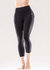 Jolie High-Waisted Capri Leggings with Hip Pockets - Black