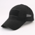 Military-Style Tactical Patch Hat With Adjustable Strap - Black