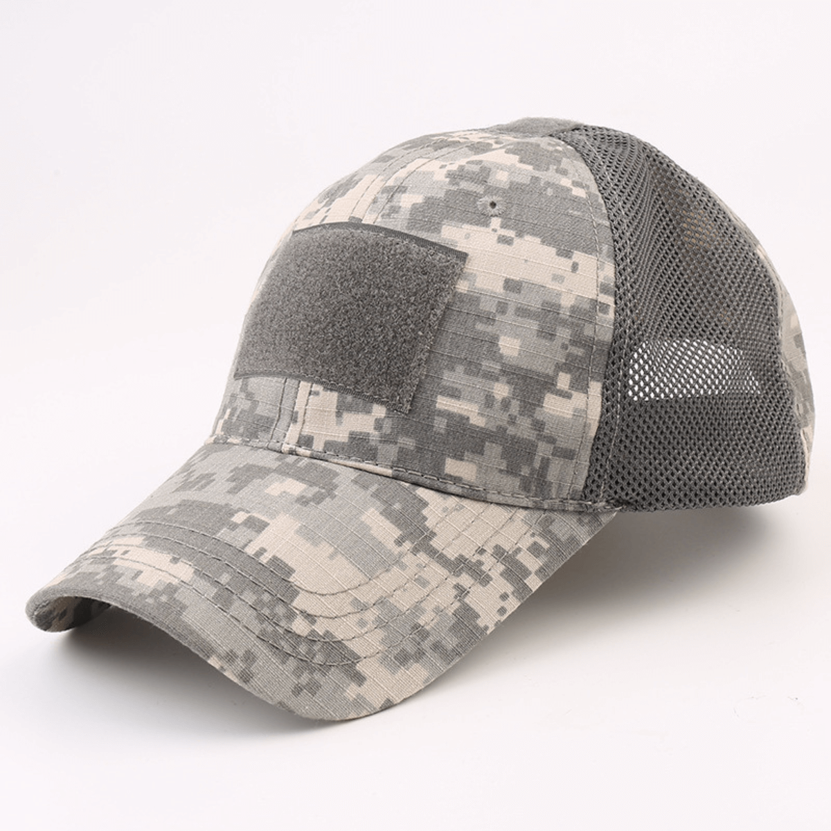 CONDOR TACTICAL ADJUSTABLE MESH BASEBALL CAP OPERATOR HAT PATCHES BROWN