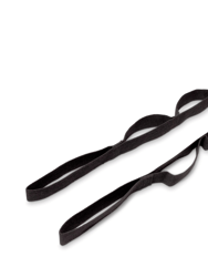 Multi-Loop Stretching Strap for Yoga & Pilates - Black