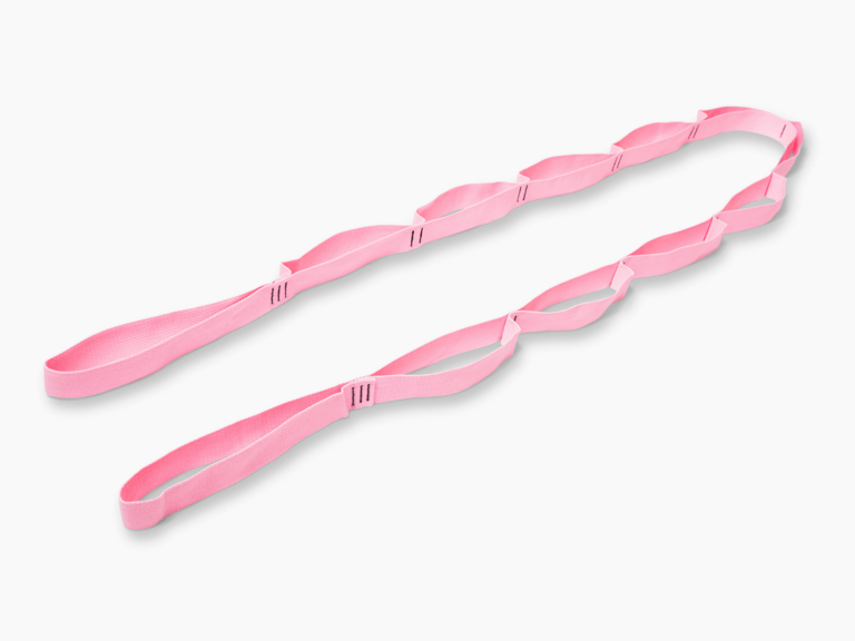 Multi-Loop Stretching Strap for Yoga & Pilates - Pink